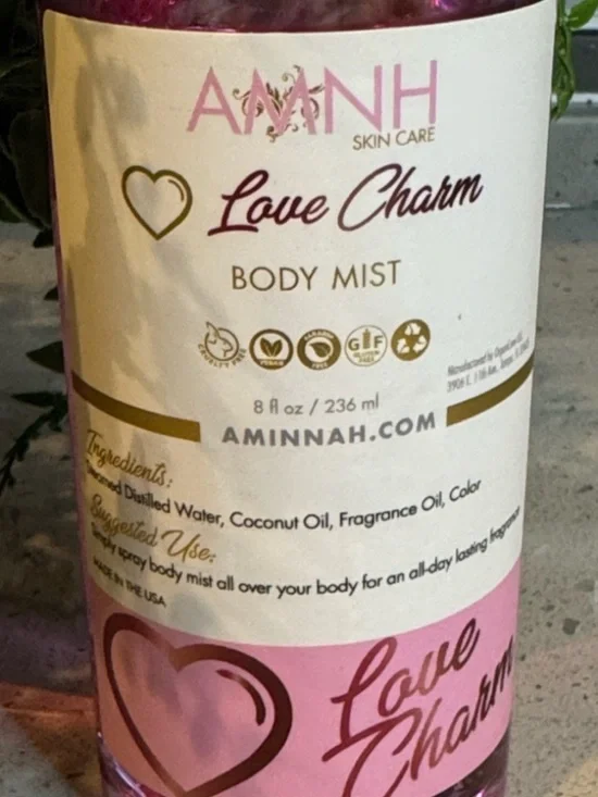 AMINNAH - Love Charm Body Mist (not aerosol & no alcohol) - Picture 2 of 2
